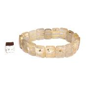 Cristal Rutile - Bracelet Carré n° 05922