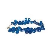 Création Pétales Apatite Bleue Bracelet 15101