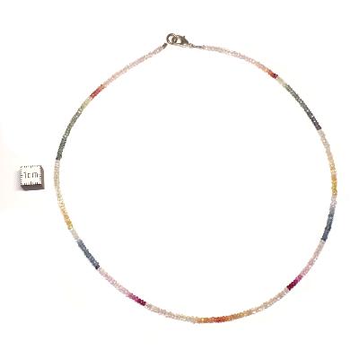 Saphir Multicolore - Collier n° 15121