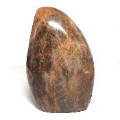 Pierre de Lune Noire Forme Libre 15577