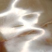 Cornaline chauffée forme libre 15647