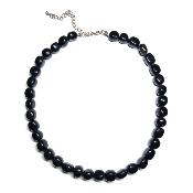 Obsidienne Noire Collier Roulé