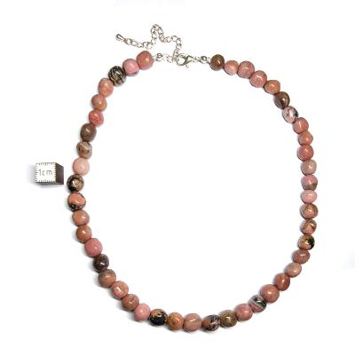 Rhodonite Collier Roulé