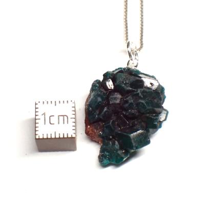 Dioptase Pendentif Pierre Brute - 05199