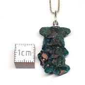 Dioptase Pendentif Pierre Brute - 05202