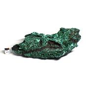 Malachite Fibreuse Pierre Brute 05237