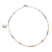 Saphir Multicolore - Collier n° 15121