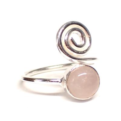 Bague réglable en Argent Ronde avec Symbole Choix n°2 BG1B