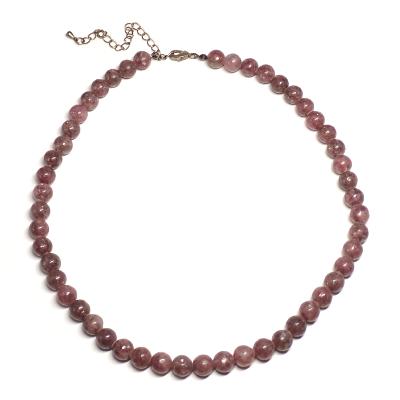 Lepidolite Collier Boule