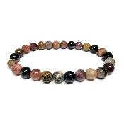 Tourmaline Multicolore Bracelet Boule