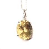 Citrine pendentif n° 05606