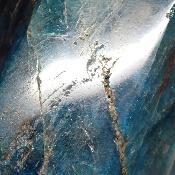 Apatite Bleue - Pointe Unique Polie n° 05774