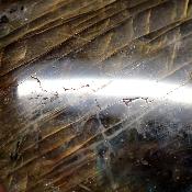 Labradorite pendentif disque 15342