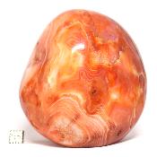 Cornaline chauffée forme libre 15658