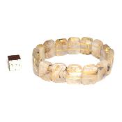 Cristal Rutile Bracelet Carré 05928