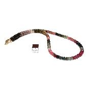 Tourmaline Multicolore Collier 15130