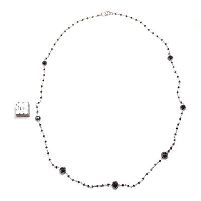 Diamant Noir Collier 15159