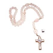 Quartz rose en Chapelet 15292