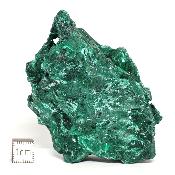 Malachite Fibreuse Pierre Brute n° 05961
