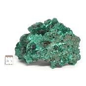 Malachite Fibreuse Pierre Brute n° 05975