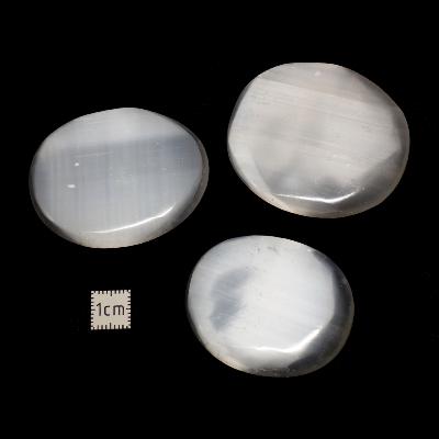 Selenite Blanche Pierre Plate