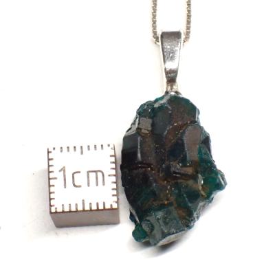 Dioptase Pendentif Pierre Brute - 05203