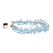 Création Pétales Aigue marine Bracelet 15299