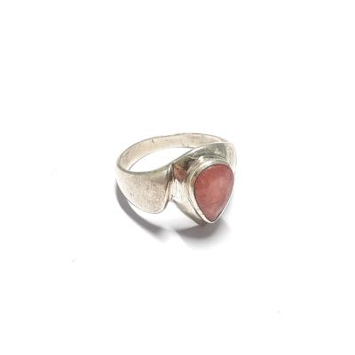 Rhodochrosite Bague en Argent 20108