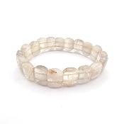 Cristal Rutile (Quartz Rutile) Bracelet Forme Carrée