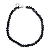 Obsidienne Oeil Celeste Collier Roulé