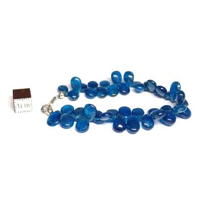 Création Pétales Apatite Bleue Bracelet 15101