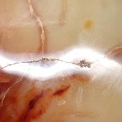 Cornaline chauffée forme libre 15647