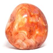 Cornaline chauffée forme libre 15658