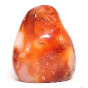 Cornaline chauffée forme libre 15649