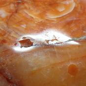 Cornaline chauffée forme libre 15653