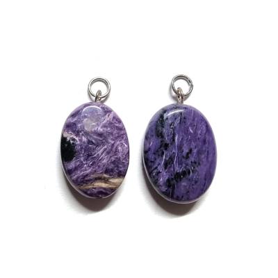 Charoite Pendentif Ovale