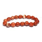 Jaspe Rouge Bracelet Roulé 