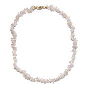 Quartz Rose Collier Baroque