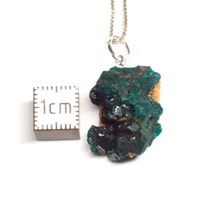 Dioptase Pendentif Pierre Brute - 05204