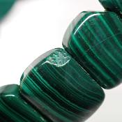 Malachite - Bracelet Carré n° 05895