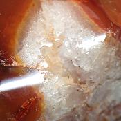 Cornaline chauffée forme libre 15651