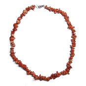 Jaspe Rouge Collier Baroque