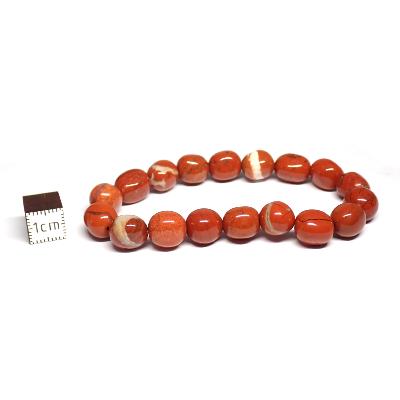 Jaspe Rouge Bracelet Roulé 