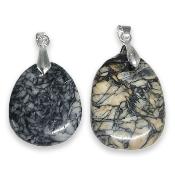 Pinolite Mini Pendentif Pierre plate