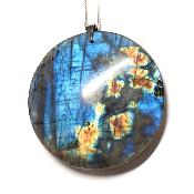 Labradorite pendentif disque 05653