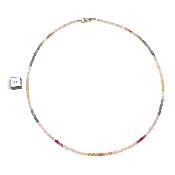 Saphir Multicolore - Collier n° 15120