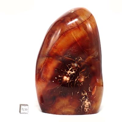 Cornaline chauffée forme libre 15493