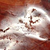 Cornaline chauffée forme libre 15650