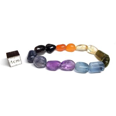 7 Chakras Bracelet Roulé