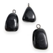 Shungite Pendentif Pierre Roulée